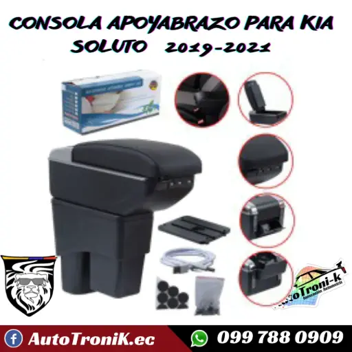 CONSOLA APOYABRAZO KIA SOLUTO 2019-2021