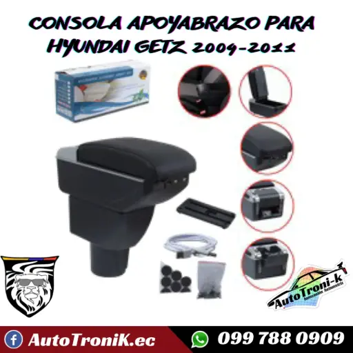 CONSOLA APOYABRAZO HYUNDAI GETZ  2004-2011