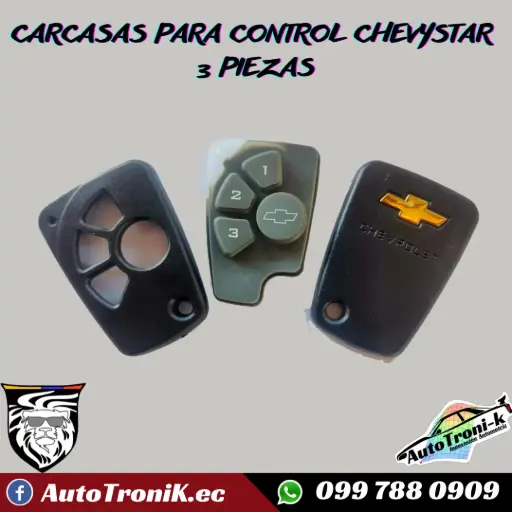 CARCASAS PARA CONTROL CHEVYSTAR 3 PIEZAS